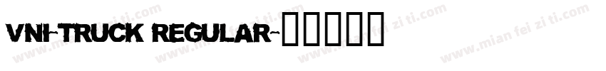 VNI-Truck Regular字体转换